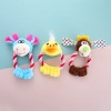 Dibujos animados juguetes para mascotas gatos perros roer dientes molares cuerda de algodón ultra suave clip pies animales suministros para mascotas entrenamiento props interactivos Specification image